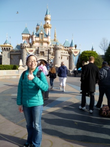 Phyllis in Disneyland!
